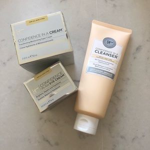 Confidence In A Cream Moisturizer, eye cream & cle
